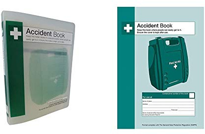Safety First Aid Group Accident Book Folder, A4 with Accident Book A4 Bundle