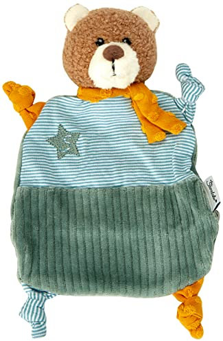 Sterntaler 3202002 Schmusetuch Bär Ben, Für Babys ab dem 1 Monat, Größe S, 27 x 18 cm