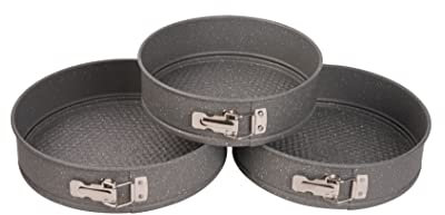 Masterchef Junior - Set de 3 Moldes Desmontables - Diseño en Acero de Carbono - Superficies Antiadherentes - Cierres de Acero Desmontables para Extracción - Aptos para Horno