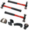 Voche 7 Piece Auto Body Dent Removal Panel Beating Tool Kit Fibreglass Hammers & Steel Dollies