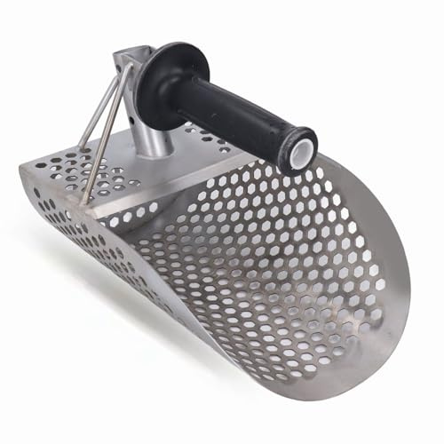 Pelle à Sable Pour la Détection des Métaux, Pelle à Sable De Détection des Métaux, Pelle à Sable De Plage En Acier Inoxydable, Tamis à Sable De Plage Pour les Explorateurs Professionnels Et Débutants