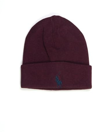 Ralph Lauren Mütze Beanie Classic Hat Baumwolle One Size Rot