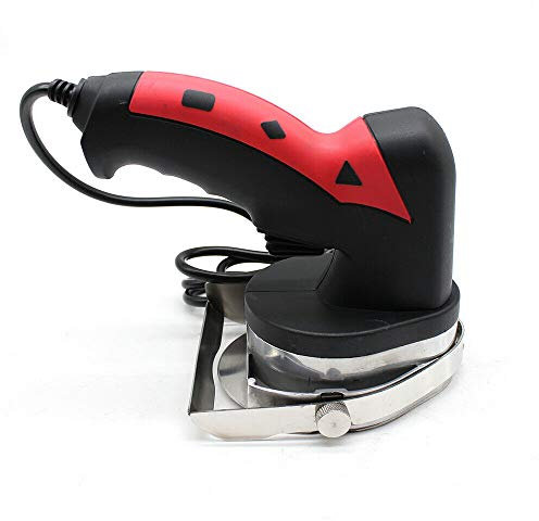 BAOCHADA Elektro Dönermesser Dönnerschneider 80W, Kebab Messer mit Runde Klinge, Handbetätigt Döner Kebab Maschinen aus Stainless Staul, Kebabschneider 3000U/Min, Schwarz