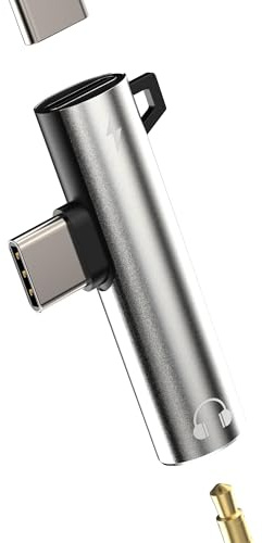 Adaptateur Ecouteur USB C(2 en 1) Type C Cable vers Prise Jack 3.5 mm Voiture Casque Audio Chargeur Câble Accessoire écouteur Rallonge pour Samsung pour Apple iPhone15 Pro Max Plus Ipad Pro Air Mini