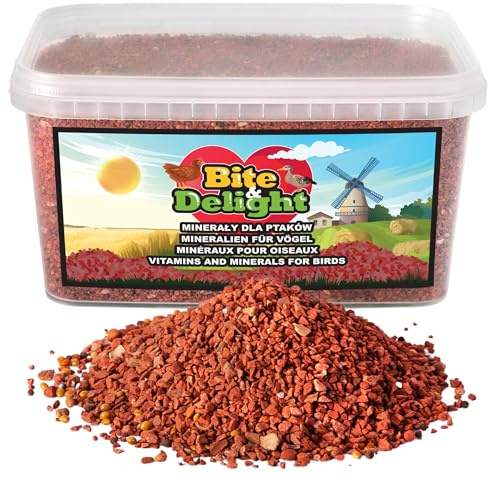 Bite & Delight Fodertillskott för Duvor - Näringsrikt Foder för Fåglar - Stödjer Hälsa och Energi Året Runt - 2500ml - 3k
