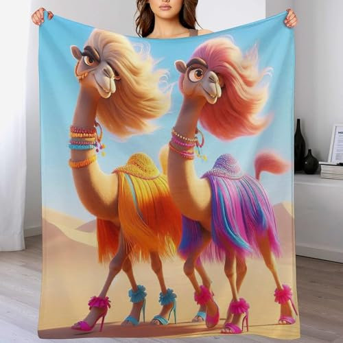 Kamel Decke Flauschige Decke Fleecedecke Weich Und Warm Als Sofadecke, Wohndecke Oder Tagesdecke, Decken Für Couch（180×200cm）