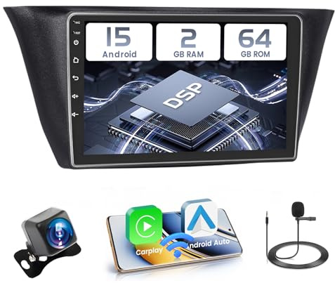 2 64GB Android 13 Car Radio for Iveco Daily/KLen RV 2013-2021 Wireless Carplay Android Car, 9 Inch IPS Touch Screen Radio with Rear Camera, Bluetooth, Navi, WiFi, DSP, EQ, Mirror Link