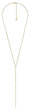 Fossil Collana a catena da donna in acciaio inox con chiusura a moschettone