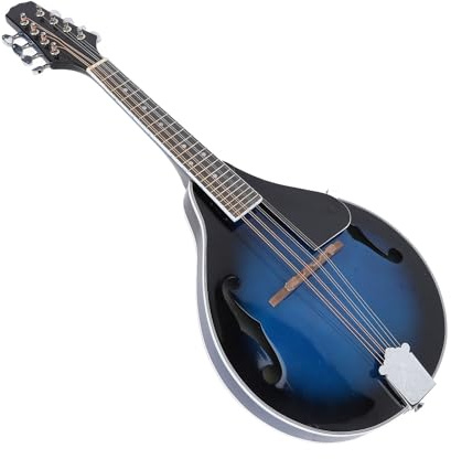 8 String Mandolin A Style Mandolin with Chrome Open Gear Tuners Musical Instrument for Band Individual Performance