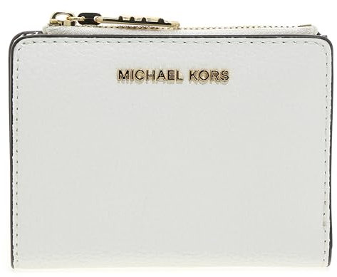 Michael Kors 32S4G8ED7L-085 MD SNAP COIN BILLFOLD Donna OPTIC WHITE Taglia TU