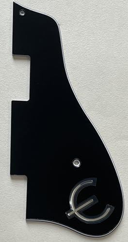 Schlagbrett passend für 1964 Epiphone Casino & E Logo Style Gitarre (3-lagig, Schwarz)