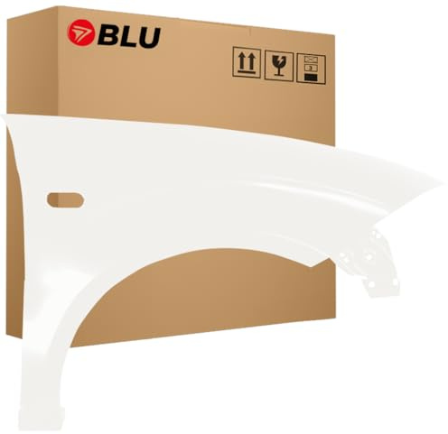 BLU Premium Kotflügel Passend für Seat Altea XL LB9A Rechts Weiß | 2006-2015 | Vorderseite Vorne | Verzinkt & Lackiert | Einbaufertig