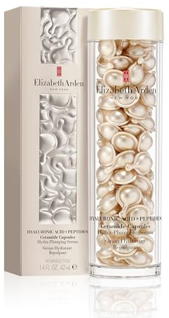 Elizabeth Arden Hyaluronic Acid + Peptides Ceramide Capsules Hydra-Plumping Serum, 90 Capsules, 1.4 fl oz