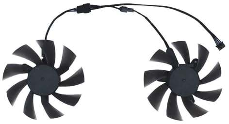 QWZOZST T129215SU, Ventola per Scheda Video, Dissipatore VGA, per Colorful per iGame per GTX 1650 Super 1650S 4GB, per GTX1650 per Ultra OC