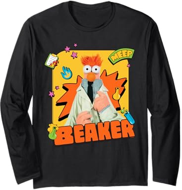Disney The Muppets Beaker Muppet Labs Photo Long Sleeve T-Shirt