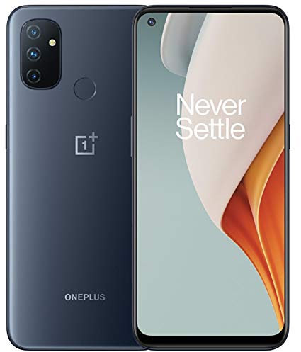 OnePlus N100 Smartphone Display LCD HD + da 6,52 , 4 GB di RAM + 64 GB di spazio di Archiviazione, Tripla Fotocamera, Batteria da 5000 mAh, Doppia SIM, 4G, Midnight Frost