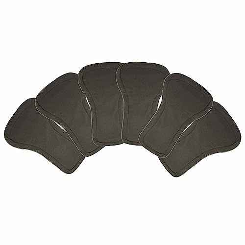 Lot de 6 inserts de couches surdimensionnés pour couches en tissu pour adulte, couches en tissu réutilisables, lavables en machine