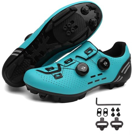 Meiju Mateju Moutntain Fahrradschuhe Herren Damen MTB Schuhe SPD Mountainbike Schuhe Unisex Atmungsaktive MTB Schuhe Radschuhe