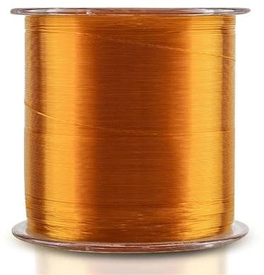 Angelschnur 500M Angelschnur 0,1MM-0,47MM 2LB-35LB Monofilament-Nylonmaterial aus Angelkarpfenschnur zum Angeln(Gold 500M,2.0)