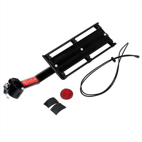 Fahrrad-Gepäckträger, Gepäckträger, Schnellspanner, Aluminiumlegierung, Gepäckträger mit Reflektor