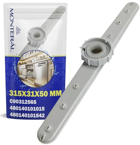 Oberer Sprüharm für Geschirrspüler mit dem Originalcode C00312565 C00313648 für Indesit 480140101015 480140101542 für Whirlpool Spülmaschine – Garantie 10 Jahre - MONTERAL