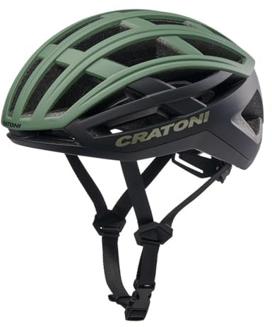 cratoni - C-Airlite – Casco da bicicletta – nero opaco – 56 – 58 cm – ragazzi adulti – MTB BMX City Cross