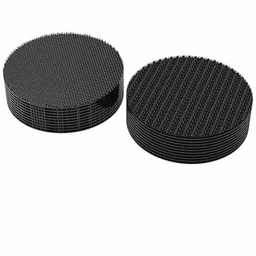 Ruban adhésif double face super résistant pour couture, Velcros très puissants, attaches scratch, organisateur de câbles, attaches de tapis DIY, auto-rondes, 5 x 5, 100 pièces, lot de 50