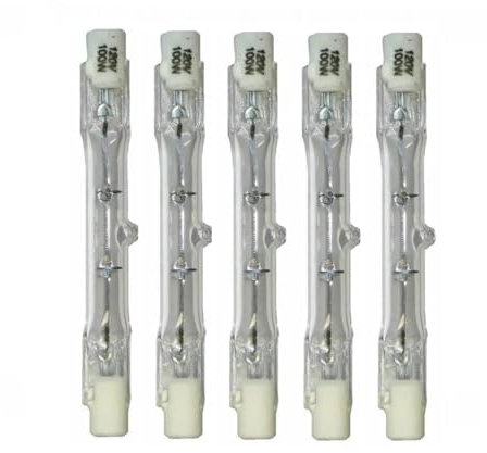 BLOMDE 5pcs r7s bulb, 78mm White caldo 2700k T3 bulbi alogeni JType 78mm75W 230V