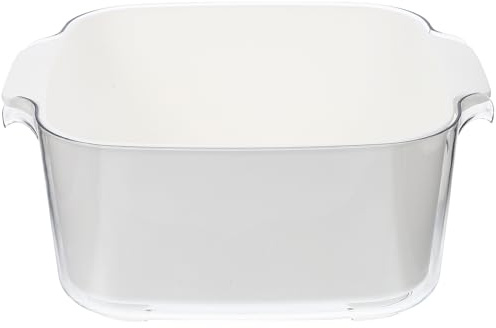 POPETPOP Cestello Scolapasta Doppio Strato in PP Bianco Perla Colino a Maglie Fini per Verdure e Frutta Contenitore Scolapasta per Uso Domestico Drenaggio Rapido per Cucina