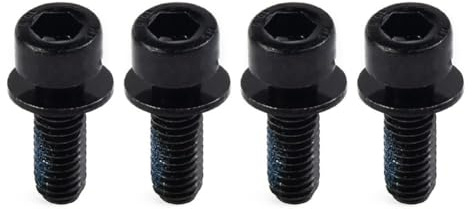 EpheyFIF 4Pcs Bike M6 Disc Brake Adapter Screw For-Shimano Brake Caliper Mount Bolt MTB Road Bicycle Cycling Parts Accessories