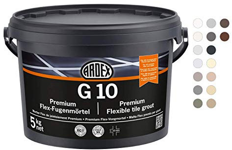 ARDEX Mortier de joint flexible G10 - 5 kg - Couleur : marron foncé