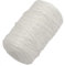 AERZETIX - C65319 - Cordone spago rotolo di corda da muratore 100 m - in poliestere - lavori manuali edilizia casa giardinaggio muratura mattoni blocchi cemento - colore bianco