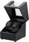 Mcbazel Uhrenbeweger 2 Uhren Automatische Uhrenanzeige, Watch Winder Aufbewahrung Rotation, Armbanduhr Box Uhren Dreher mit 2 Schlitzen – Schwarz/Rot