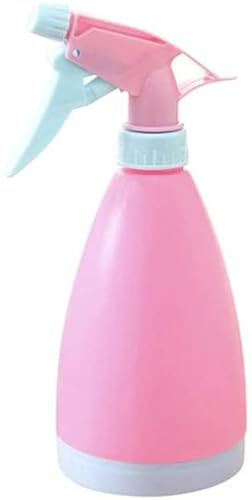 EXENXA Regaderas Ajustables de 500 ml para el hogar, Maceta, Botella, Dispositivo de riego, Herramienta de jardín (Color: Blanco) (Rosa)