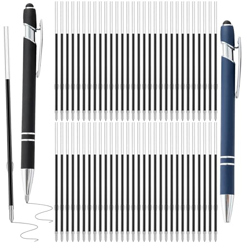 60 Recharges,2 Stylos à Bille,Mine Stylo Bille,Recharges Pour Stylo à Bille,Recharge Stylo Bille,Cartouche Stylo Bille,Recharge Pour Stylo Bille