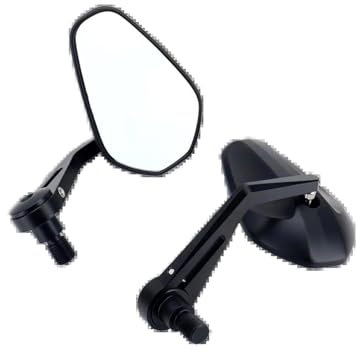 Auto Für Y&amaha Für MT-07 Für MT-09 Für MT10 FZ1 FZS1000 FZ6 FZ6R XJ6 Für TMAX530 Für TMAX500 Motorrad Lenkerendenspiegel Seitenspiegel Rückspiegel Zubehör(Spiegel B)