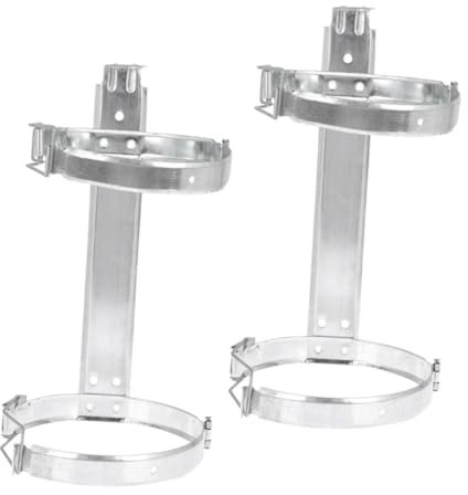 jojofuny 2 Stück Feuerlöscherhalterung Aus Eisen Wandhalterung Ohne Schrauben Passend Für 3/4 Kg Feuerlöscher Platzsparend Und Diebstahlsicher