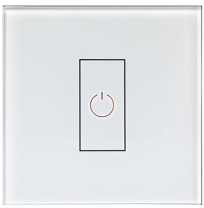 Louttary Interrupteur de Chaudière Smart Life WiFi 20A Disjoncteur Haute Puissance Interrupteur Haute Puissance pour L'Éclairage Du Chauffe-Eau A/C Fonctionne pour Home A
