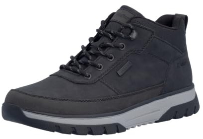 Rieker Bottes à lacets B9300 pour homme, noir, taille 42 EU, Noir, 42 EU