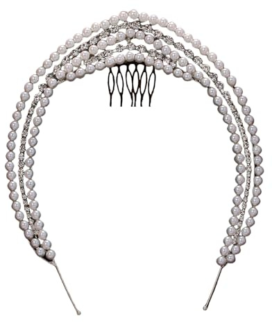 Zarte Kristallperlen Vintage Haarband Glitzernd Stirnband Junggesellinnenabschied Braut Brautschmuck Kopfschmuck