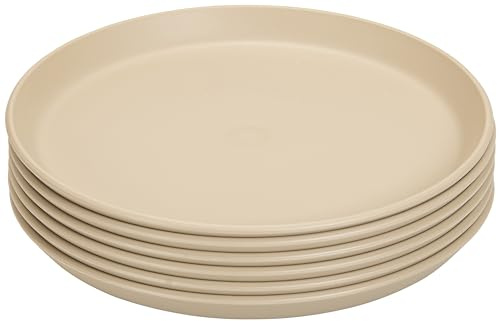 Betzold Teller-Set - 6 Teile - aus Biokunststoff | bruchsicher, spülmaschinengeeignet
