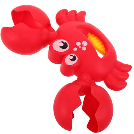Milisten Crab Claw Sand Digger and Grabber Toy for Kids and Toddlers, Red Beach Toy for Outdoor Sand and Snow Play, Educational Children’s Crab Catcher Tool for Sandbox and Seaside Fun