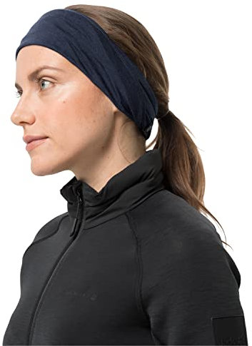 Jack Wolfskin Unisex merino hoofddeksel Unisex Kopfbedeckung, Night Blue, Einheitsgröße EU