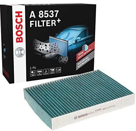 Bosch Automotive A8537 - Innenraumfilter Filter+ | Kompatibel mit: FIAT TALENTO Bus, TALENTO Kasten, TALENTO Pritsche/Fahrgestell, NISSAN NV300 Kasten, NV300 Kombi