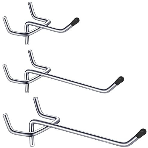 30 Pezzi Ganci Pannello Singolo Pegboard Ganci Board Accessori Accessori per Pannelli Forati, Ganci per Pannelli Perforati per Espositori da Parete, Negozi di Supermercati, Garage