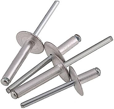 Flanschnieten, Aluminium-Blindnieten, 5/10/20 Stück, extra große Aluminium-Flanschkopf-Popnieten, Kuppelkopf-Blindnieten M5, verschiedene Längen (Größe: 20 Stück, Farbe: M5 x 8) (Color : M5 X 13, Si