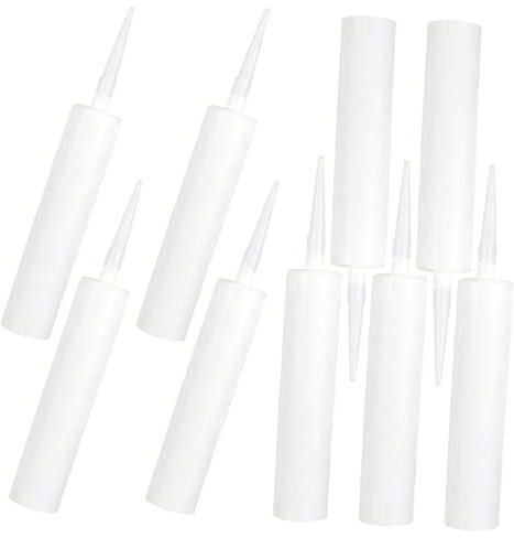 jojofuny Tubes De Mastic Vides Rechargeables 3 Unités Compatibles Résines Pour Travaux Bricolage Et Colmatage Fissures