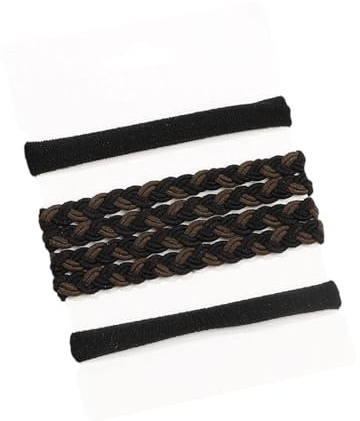 Weiche Haargummis, gewebt, bunt, elastisch, dick, Hochsteckfrisur, Damen-Haarschmuck