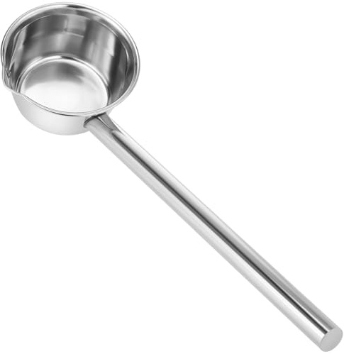 ULTECHNOVO Mestolo Grande per Acqua in Acciaio Inox Manico lungo Ergonomico 35 CM per Cucina, Giardino e Ristorazione, Utensile per Pulizia Verdure e Frutta