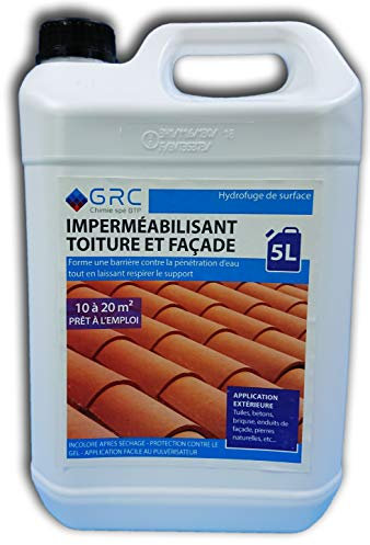 GRC - Imperméabilisant toiture et façade prêt à l'emploi 5L